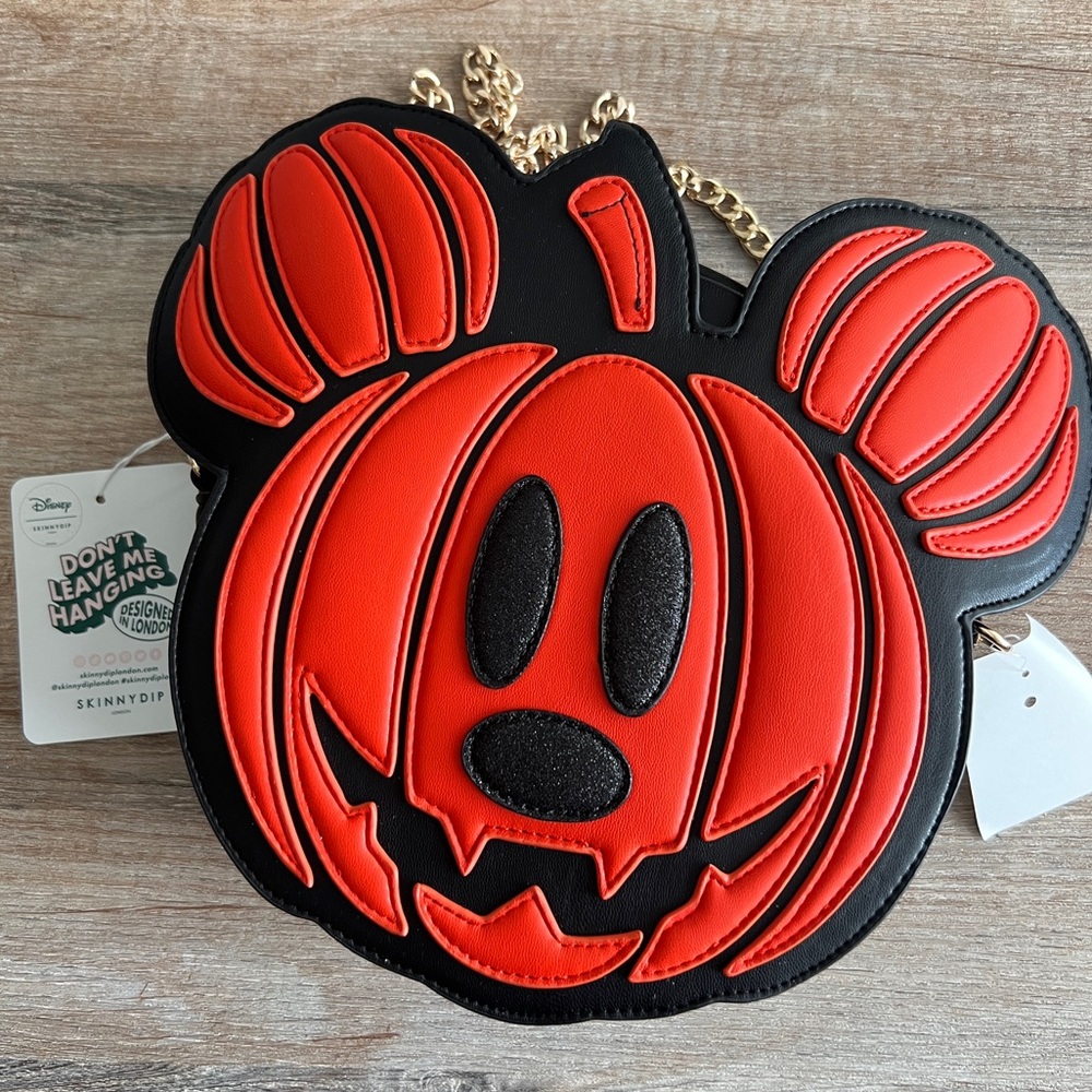 NWT Disney Mickey Mouse Halloween Pumpkin Bag